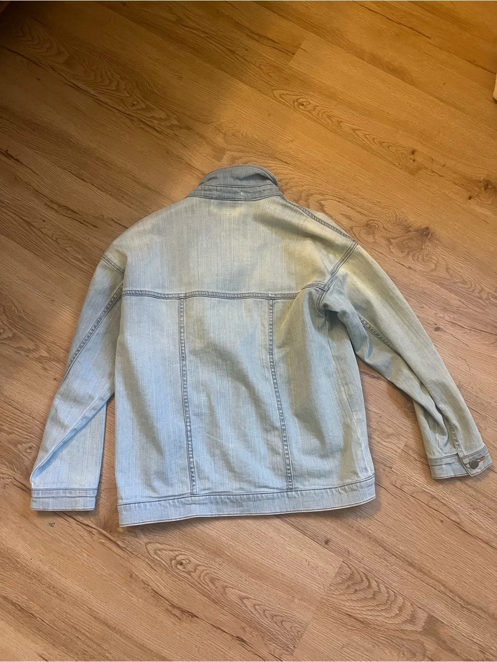 Eileen Fisher Organic Cotton Jean Jacket Size PP